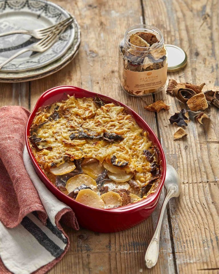 gratin-pommes-de-terre-et-champignons